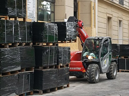 Installation von technischen Böden